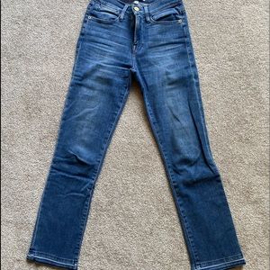FRAME Denim Le High Straight Released Hem (sz 23)